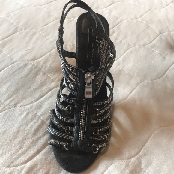 STEVEN Zipper and Chain Heels - Picture 2 of 12